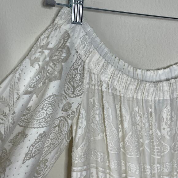 FARM RIO ELLIOT OFF THE SHOULDER JUMPSUIT SIZE XS - Picture 6 of 12